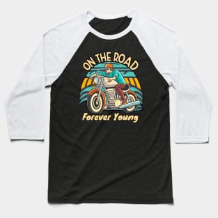 Motorcycle : on the road Baseball T-Shirt